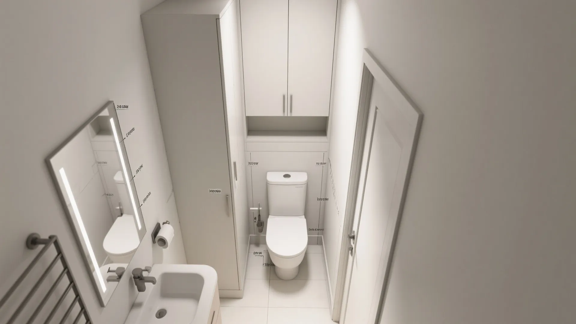 5. Smart Storage: Narrow Cabinets and Hidden Niches