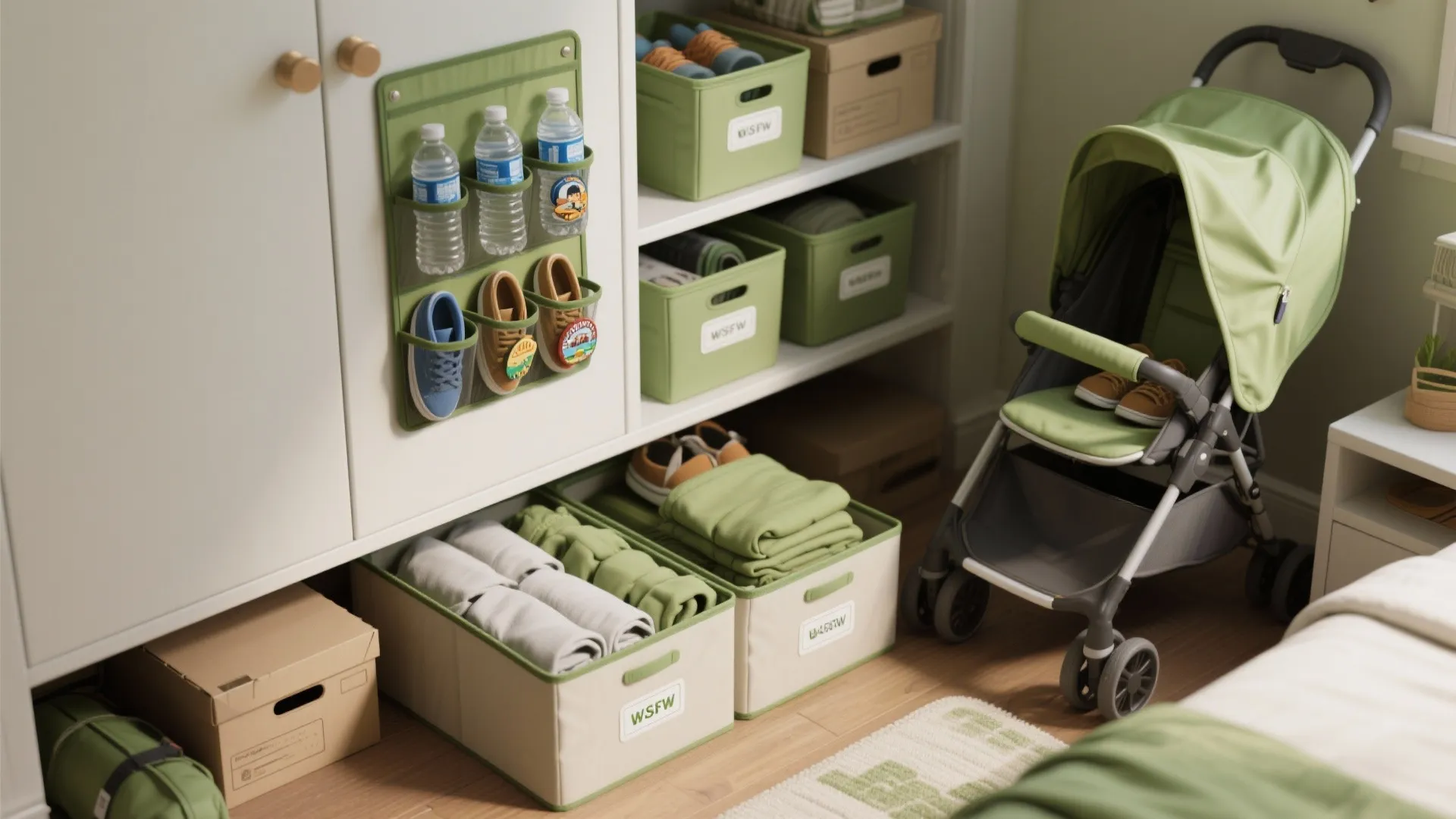 3. Smart storage for park gear and souvenirs