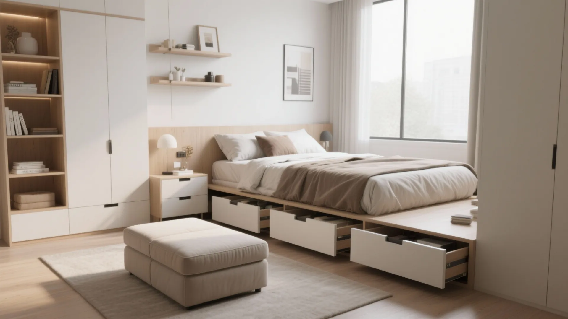 3. Smart Storage Hidden in Style