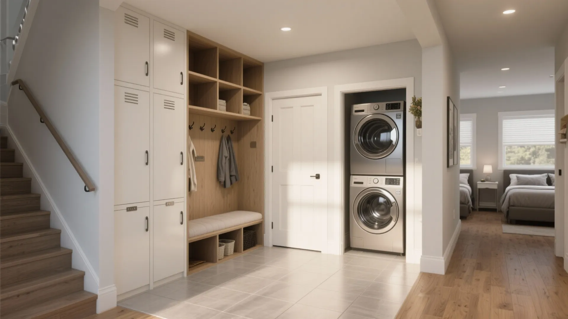 5. Smart storage and multi-use entries