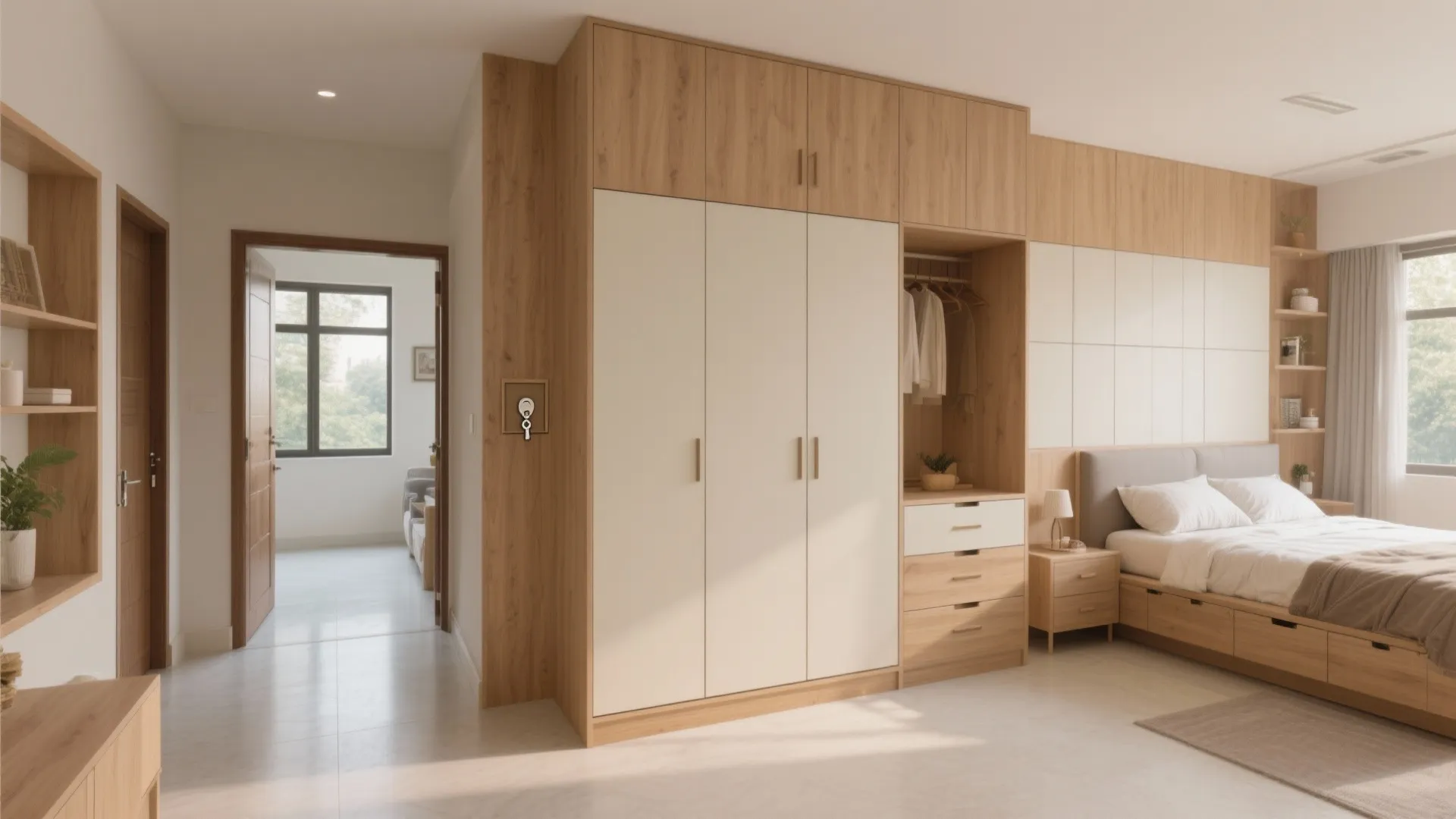 Smart Storage in Bedrooms and Entryways