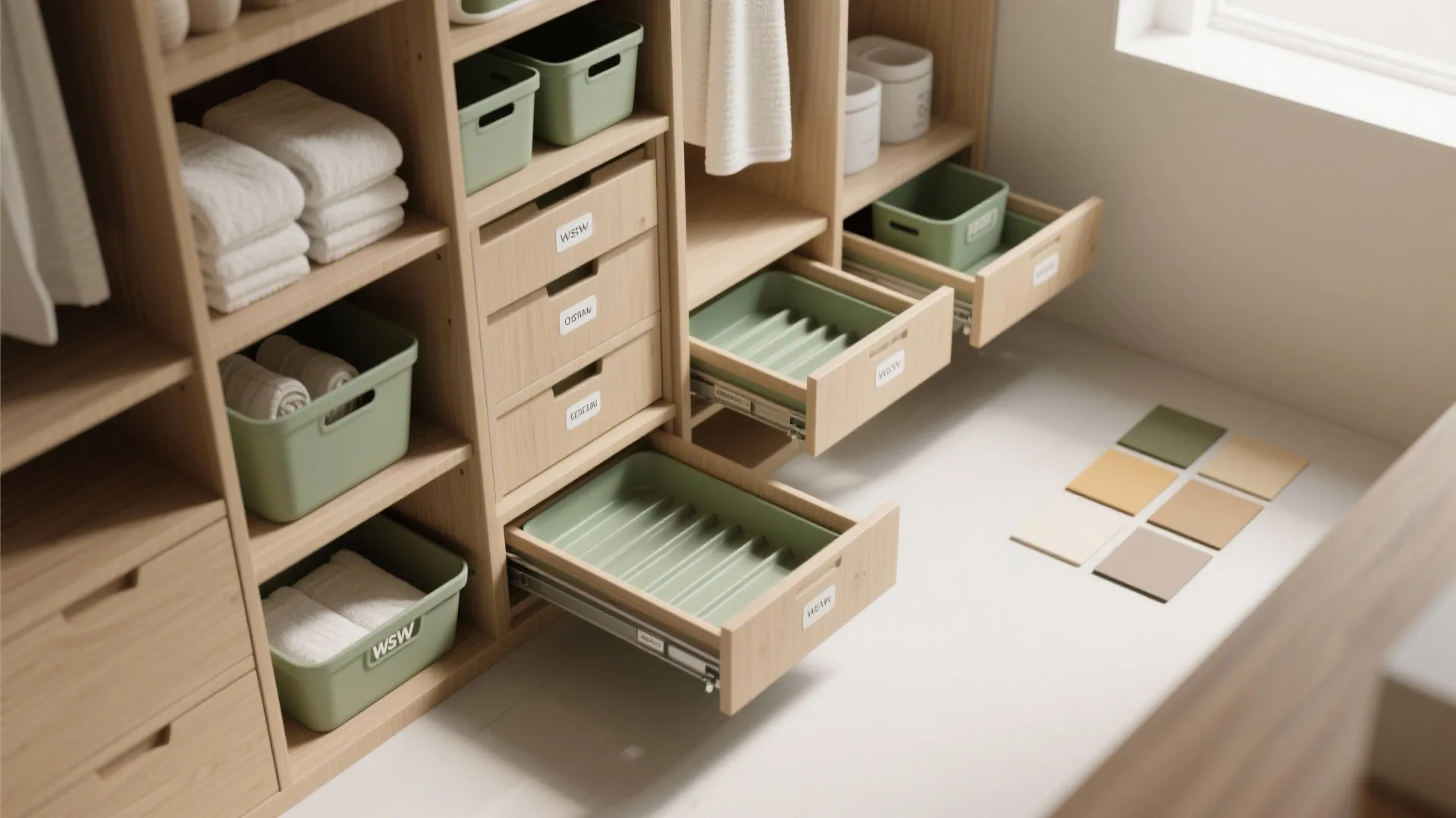 5. Smart Storage and Wet/Dry Zoning