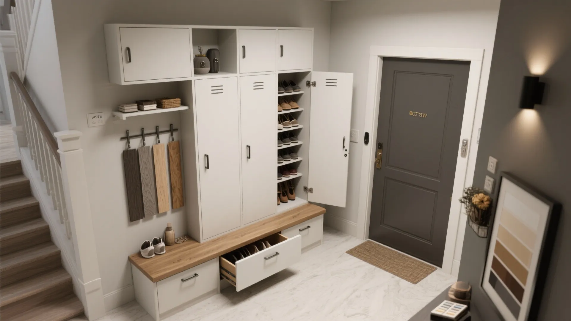 5. Smart storage and multi-use circulation spaces