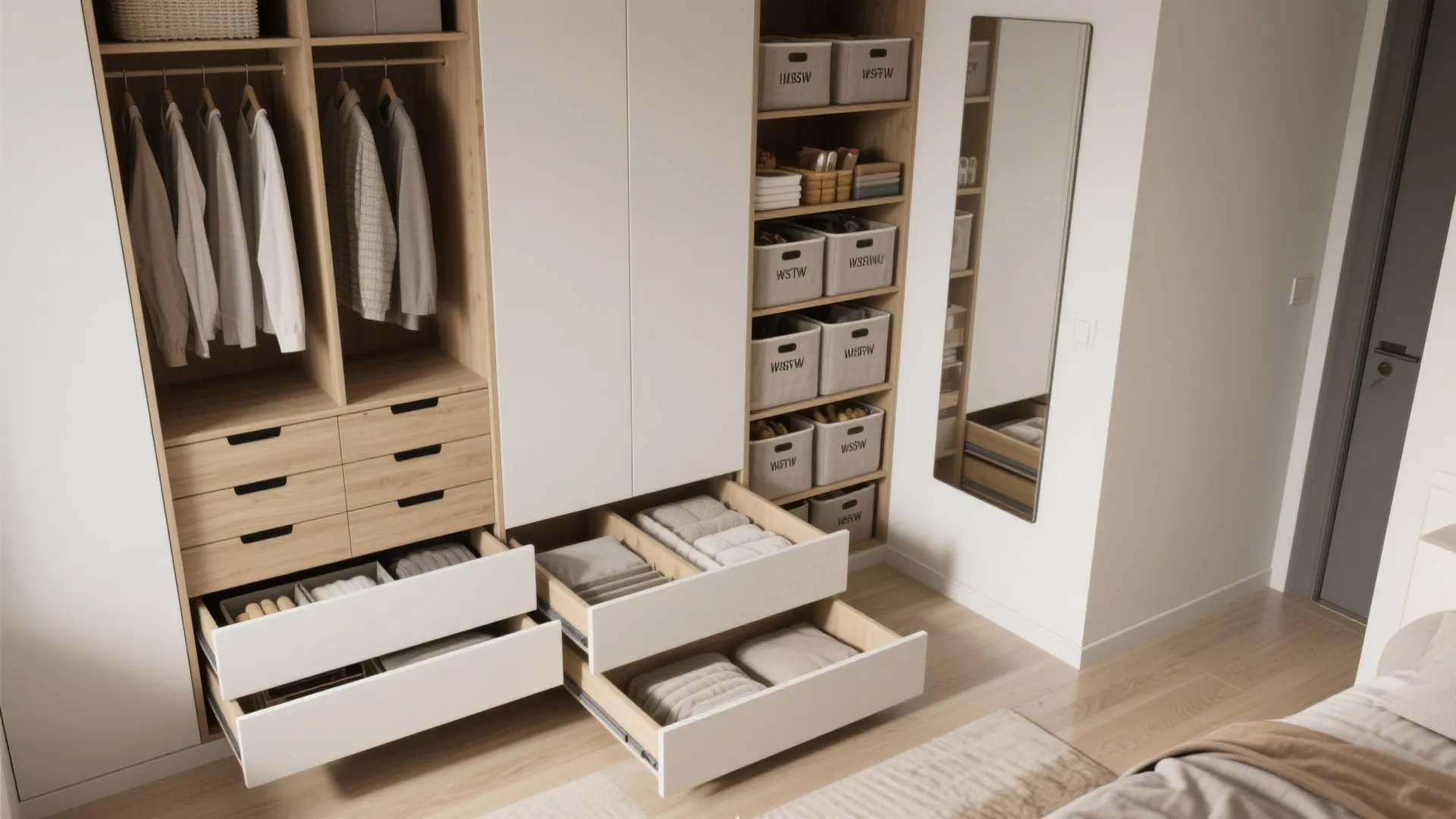 4. Smart storage that disappears