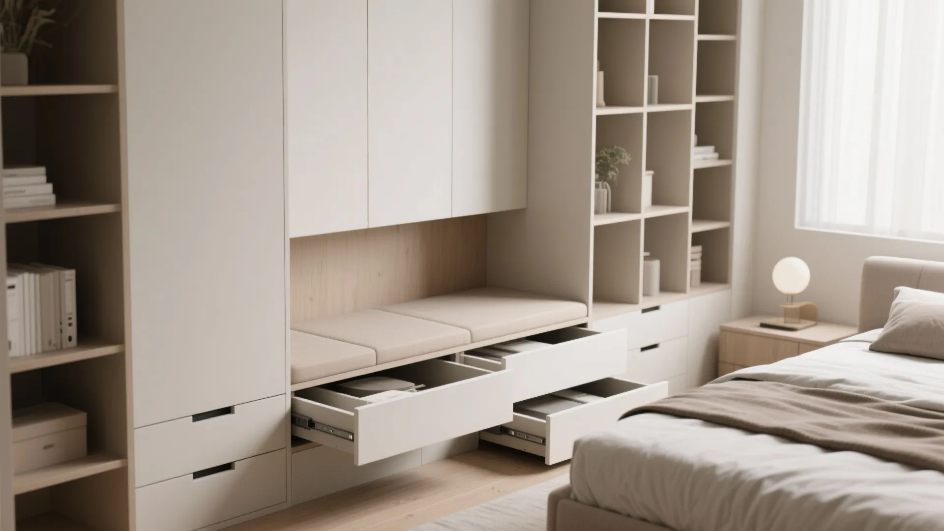 3. Smart storage that hides clutter