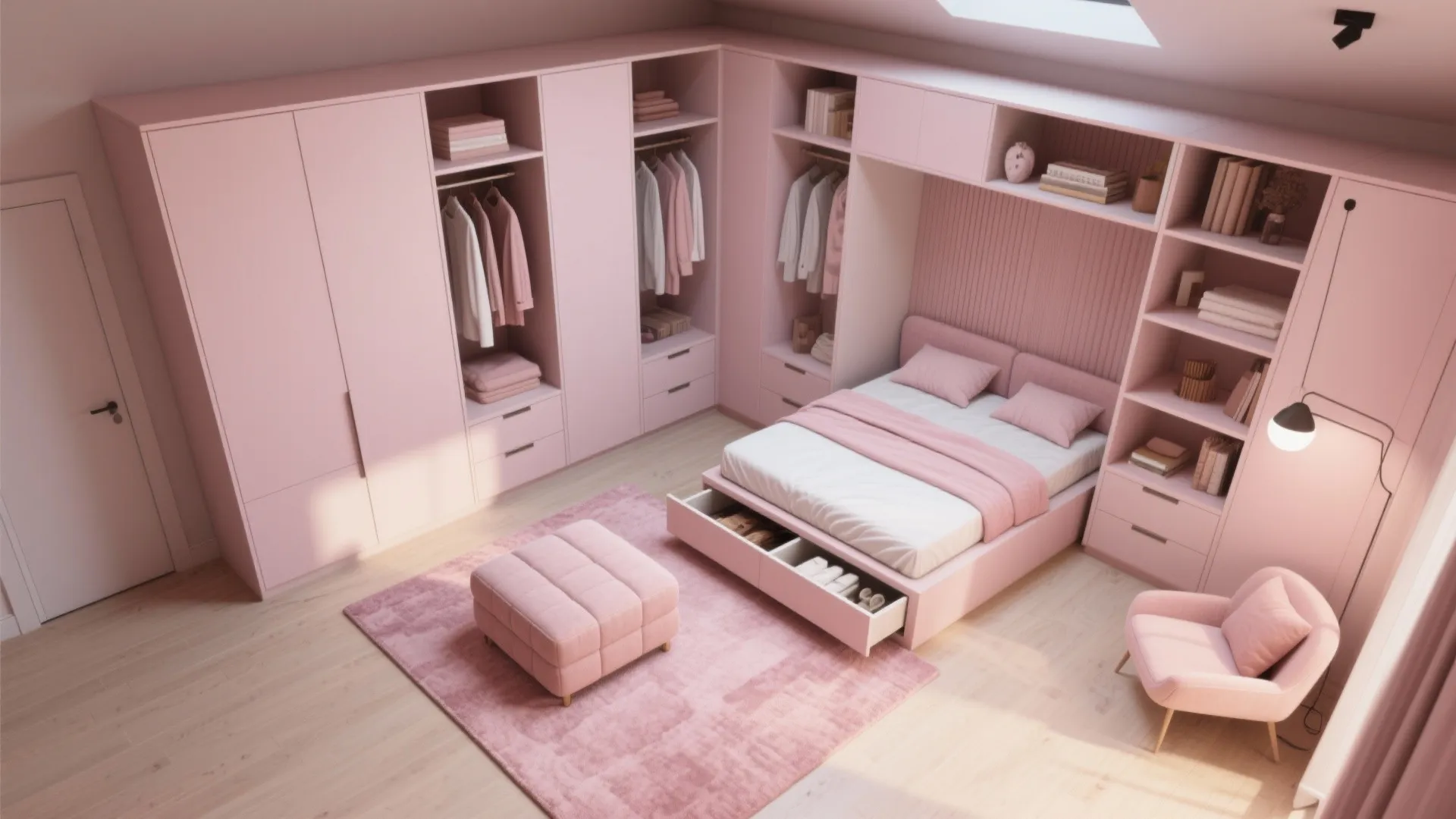 5. Smart storage that keeps the vibe tidy