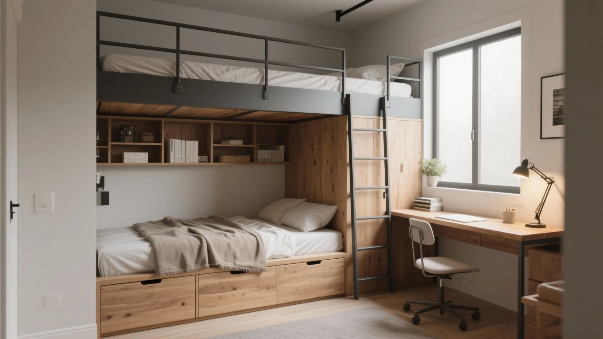 3. Smart storage above and below