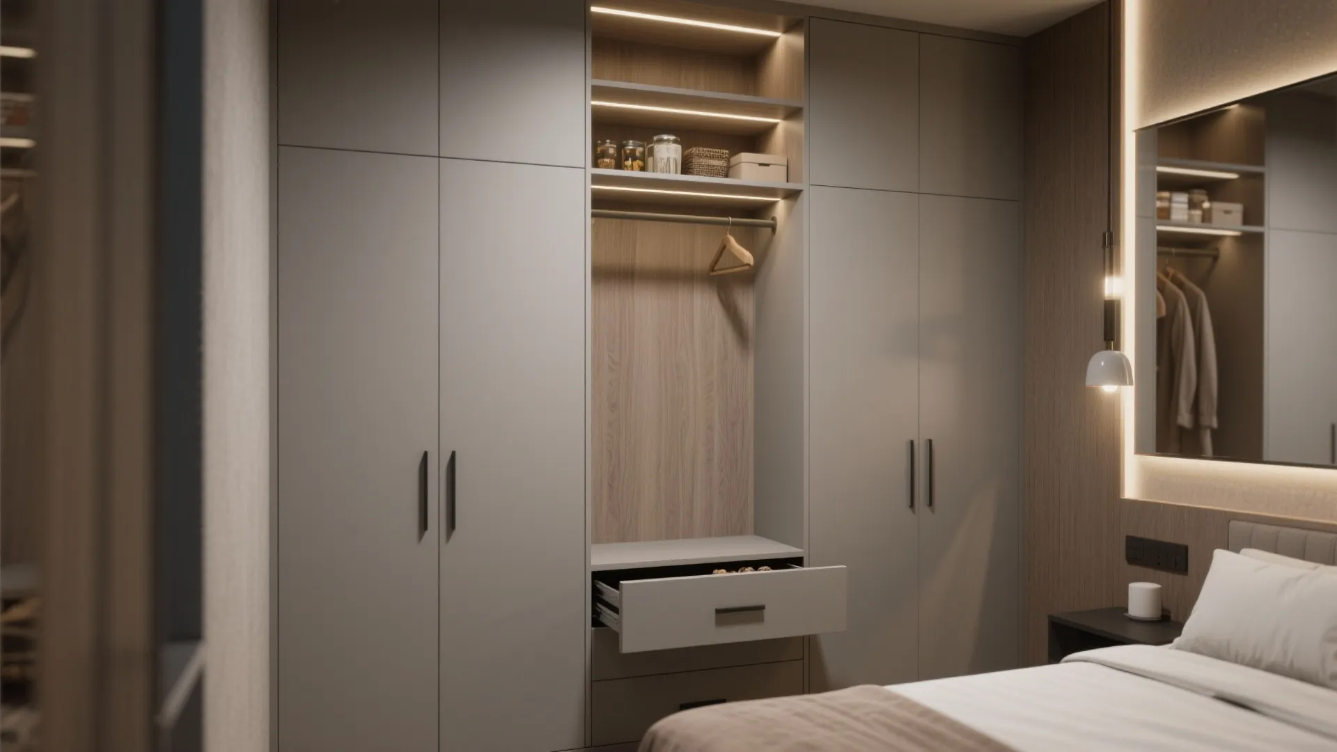 4. Smart Storage: Niches, Overheads, and Hidden Pull-Outs