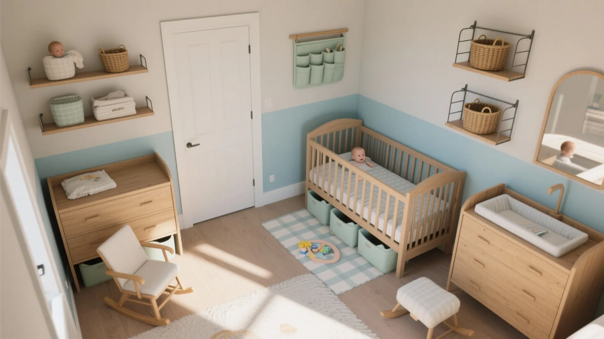 Smart Storage and a Clear Floor Plan