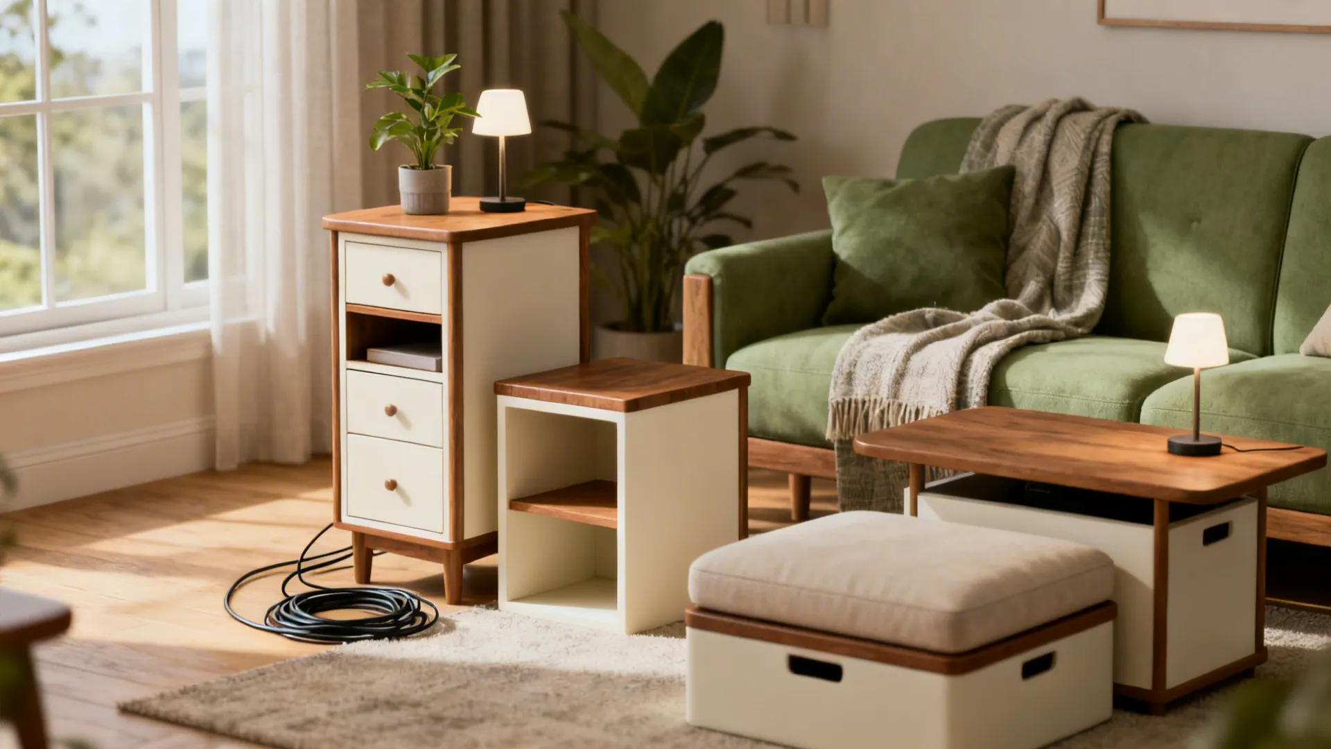 5 Smart Side Tables with Storage for Small Living Rooms