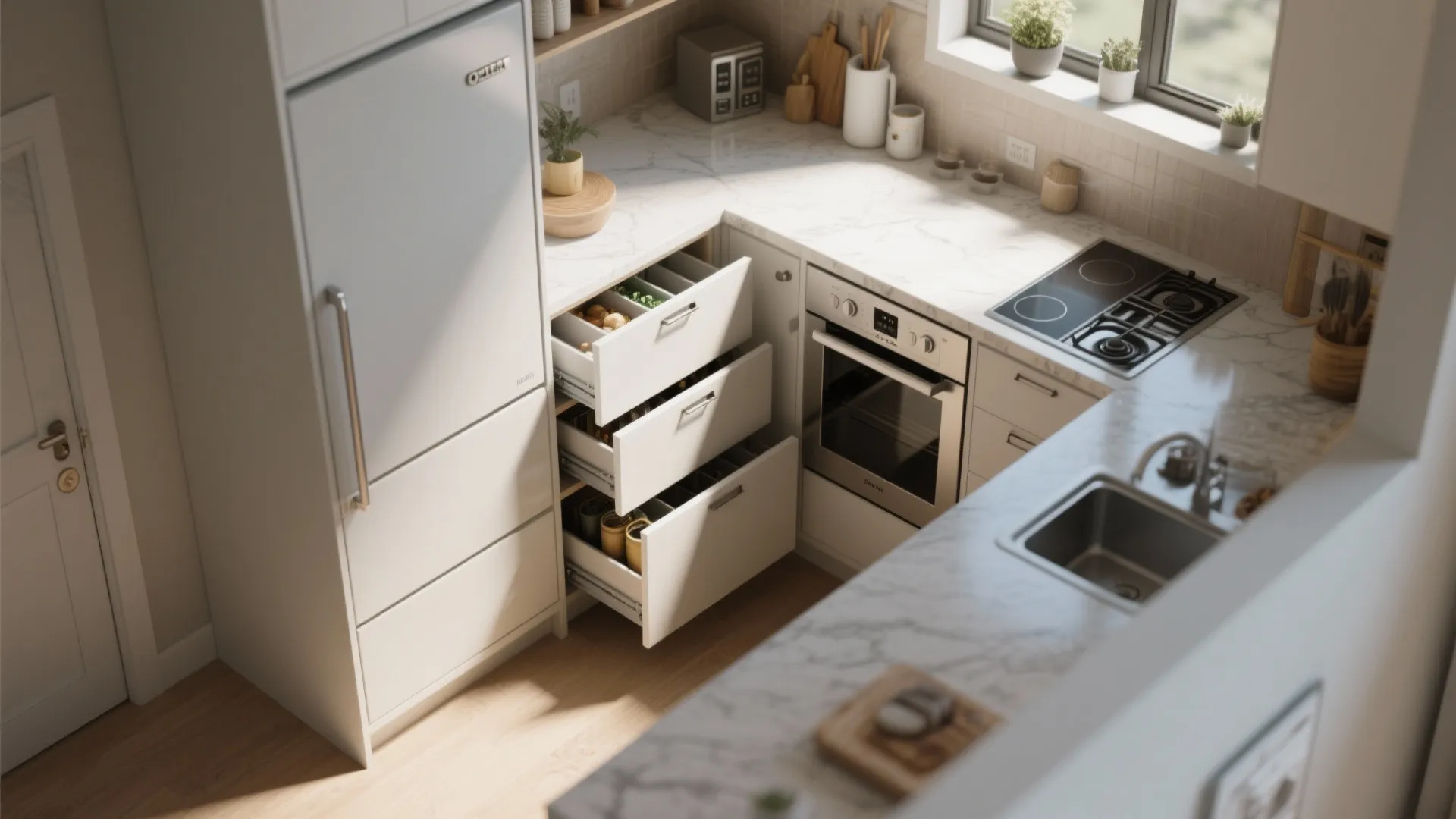 4. Smart Storage to Keep White Pristine