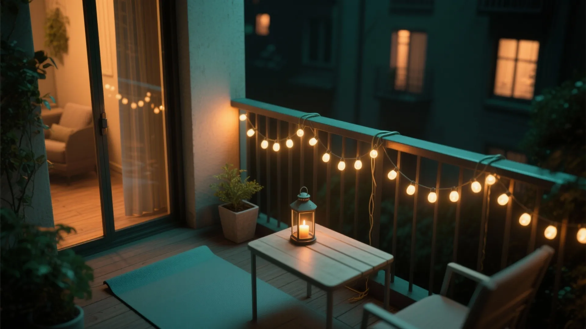 Smart dimmable string lights and scenes