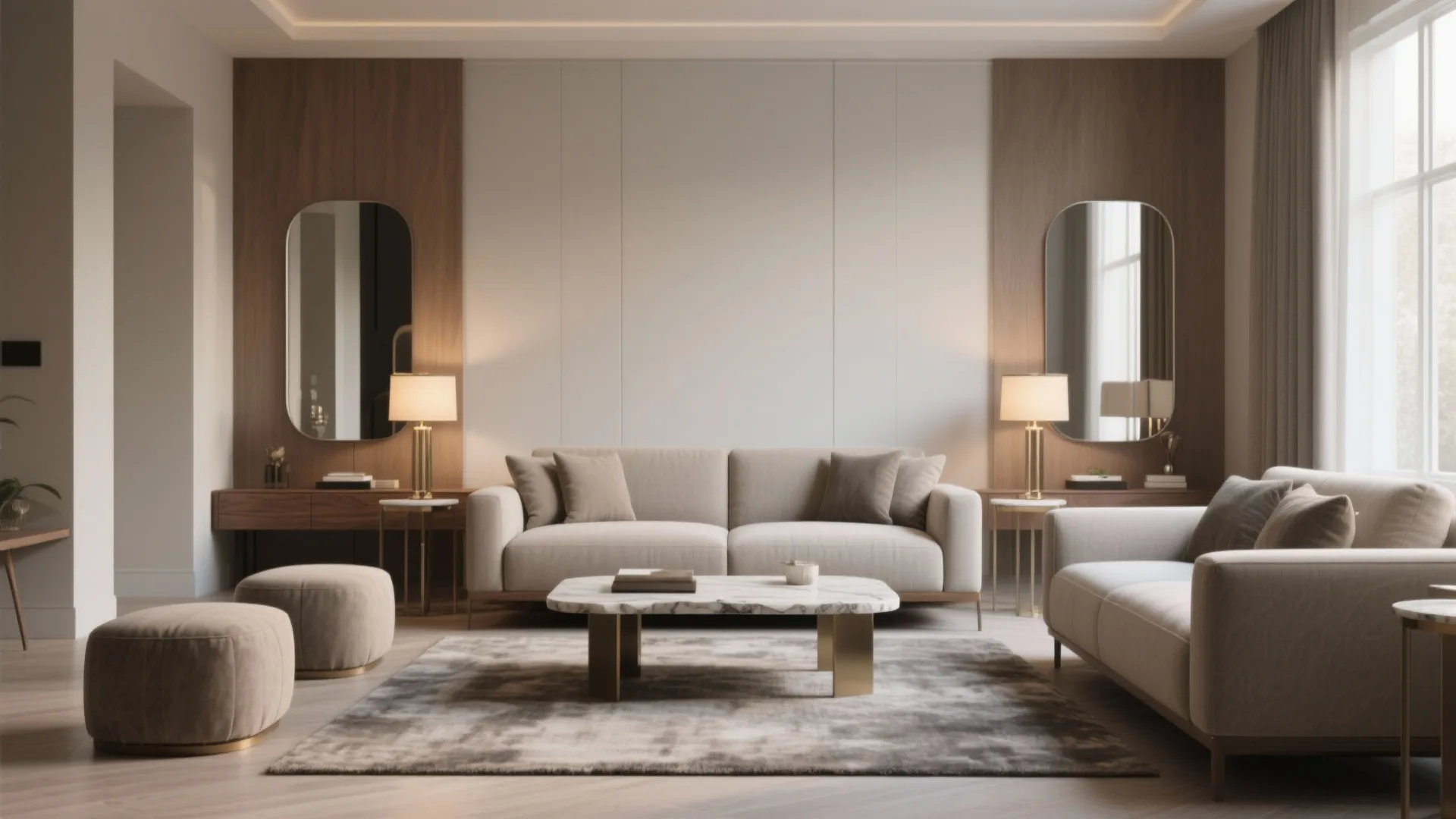 Smart Symmetry and Compact Layouts