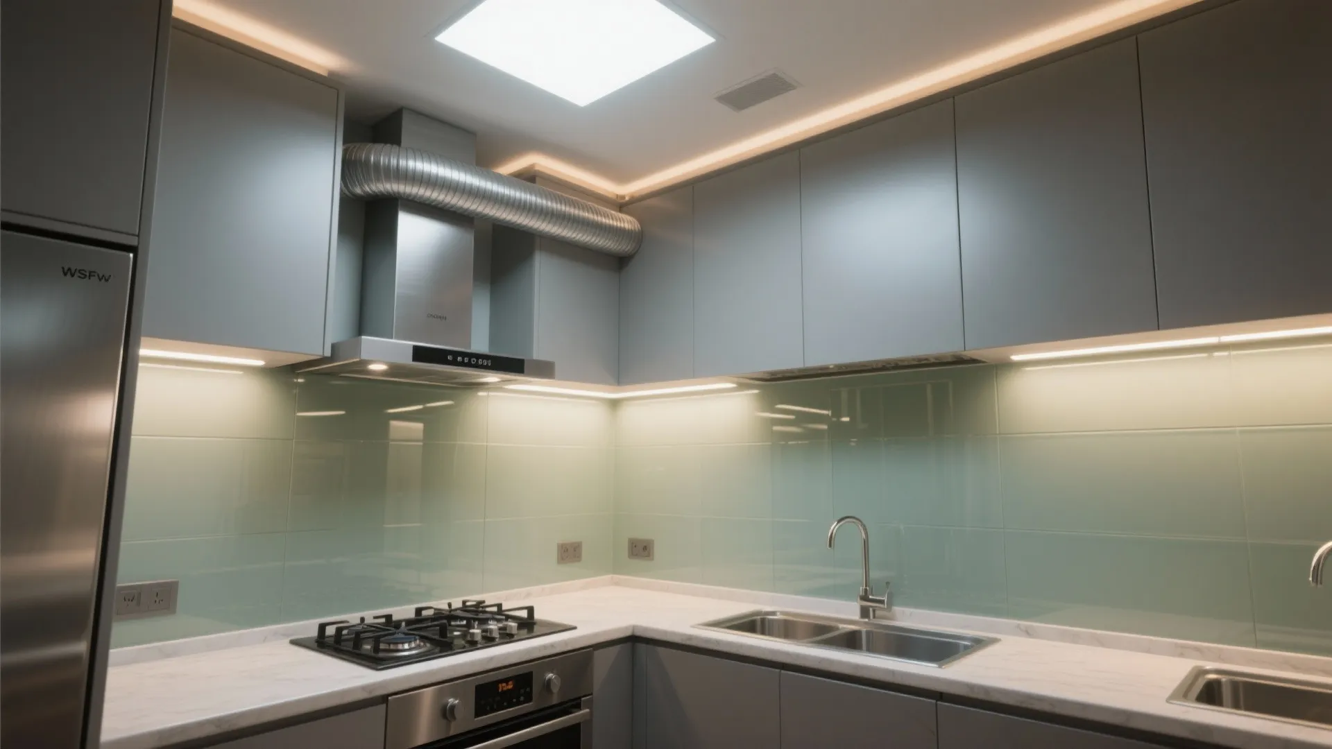 Smart ventilation and lighting layers