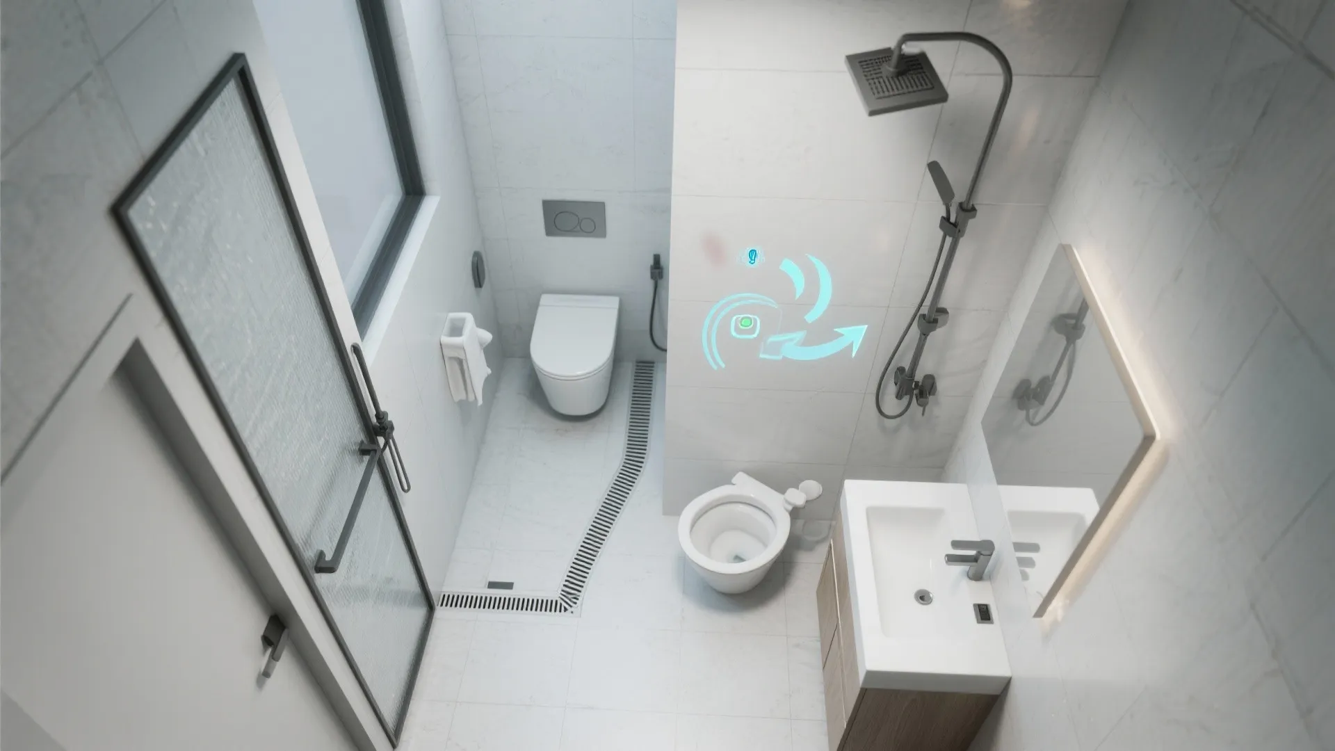 5. Smart ventilation and compact fixtures