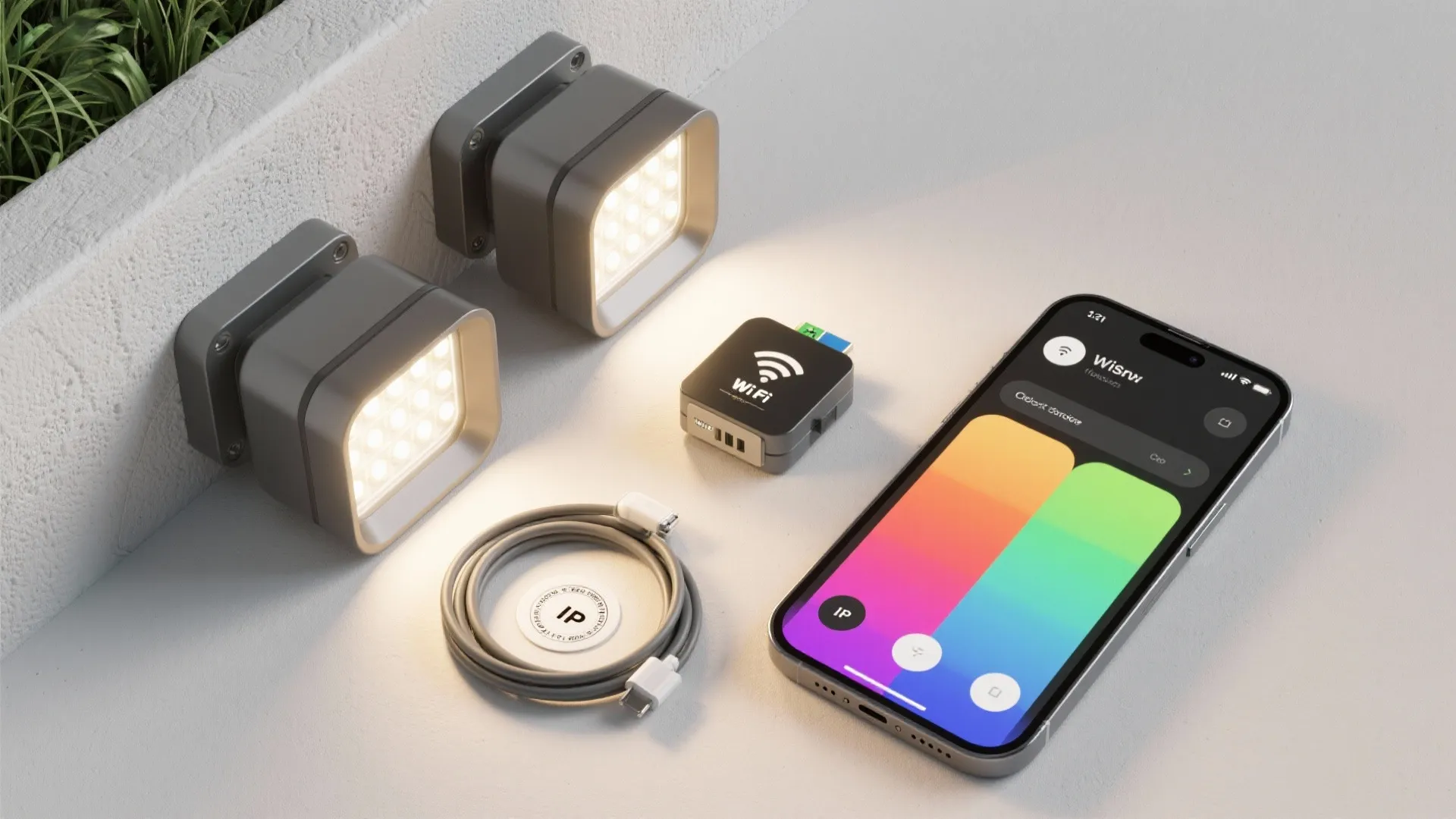 5. Smart Wi‑Fi Wall Lights for Convenience