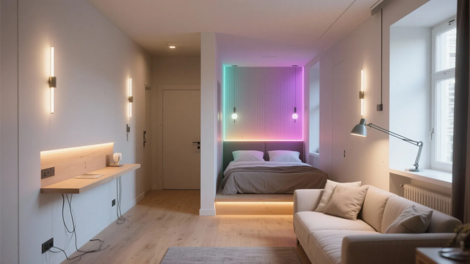 5 Smart Wall Lights for Small Spaces: Creative lighting ideas I’ve used in tiny homes with smart wall lights