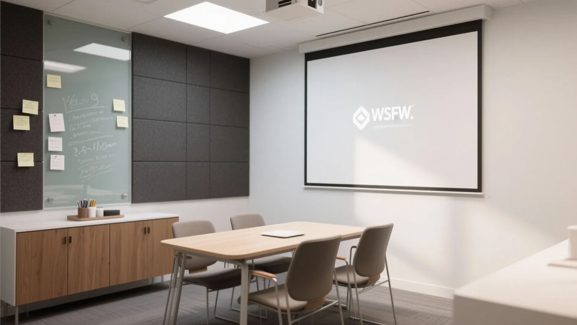 Smart walls: writable, pin-able, and camera-friendly