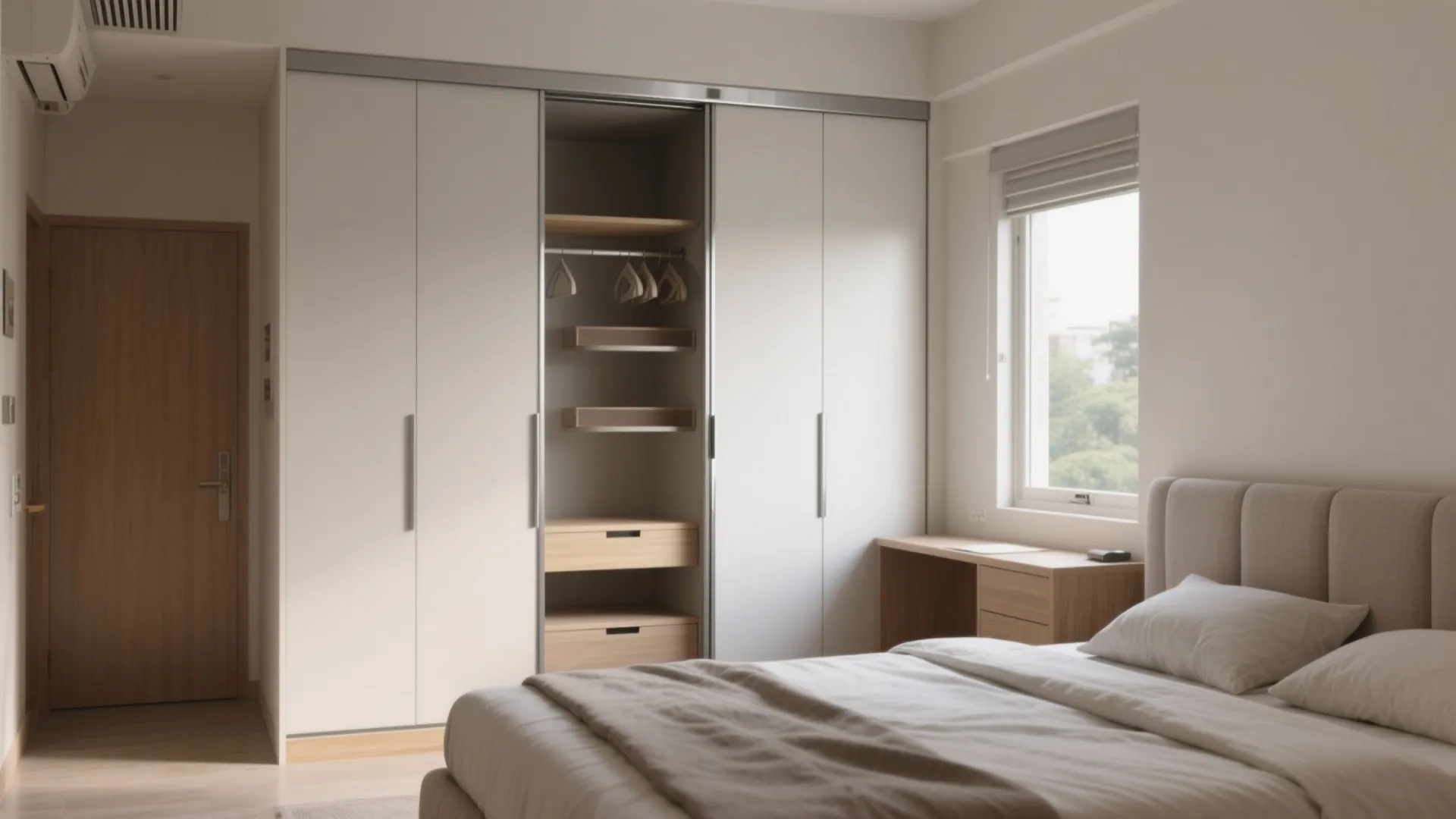 Smart Wardrobes & Pocket Doors in Compact Bedrooms