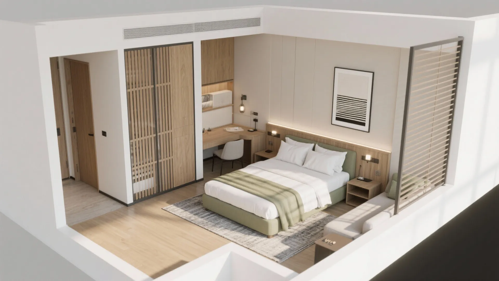 Smart Zoning in Compact Suites