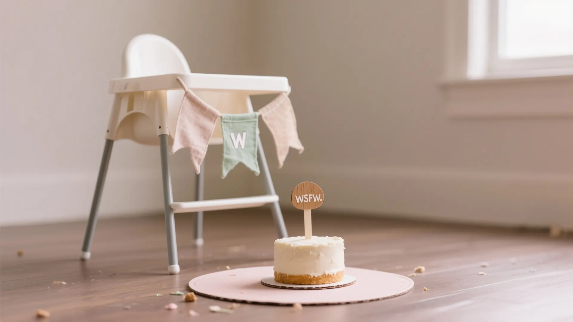 Smash Cake, Styled Like a Mini Studio