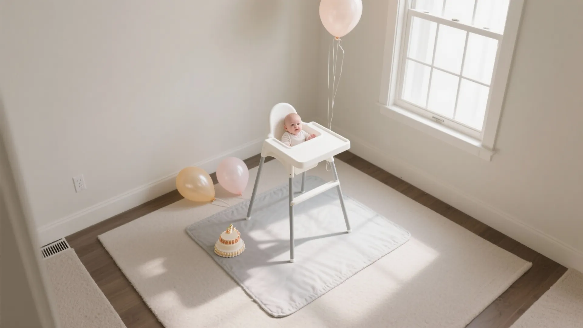 High-Chair Spotlight and Cake Smash Zone