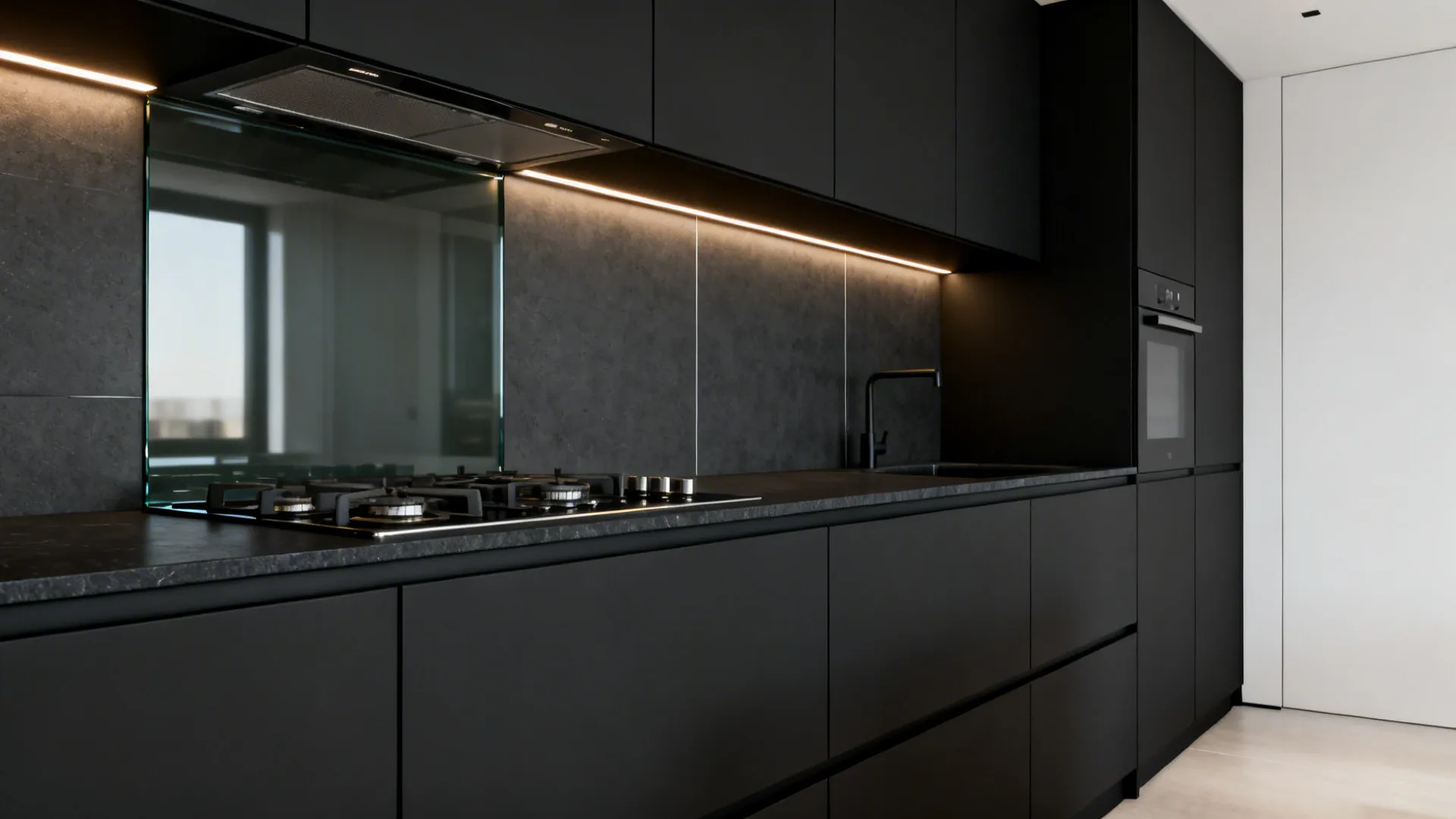 Moody Backsplashes: Glass, Tile, and Slab