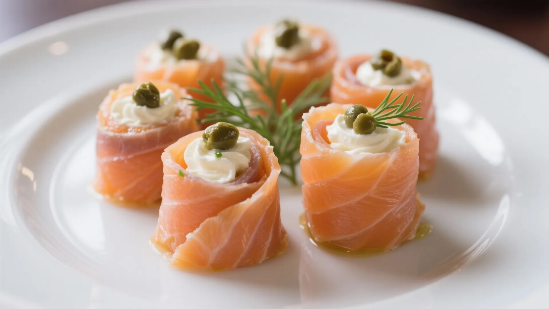 6. Smoked Salmon Rosettes
