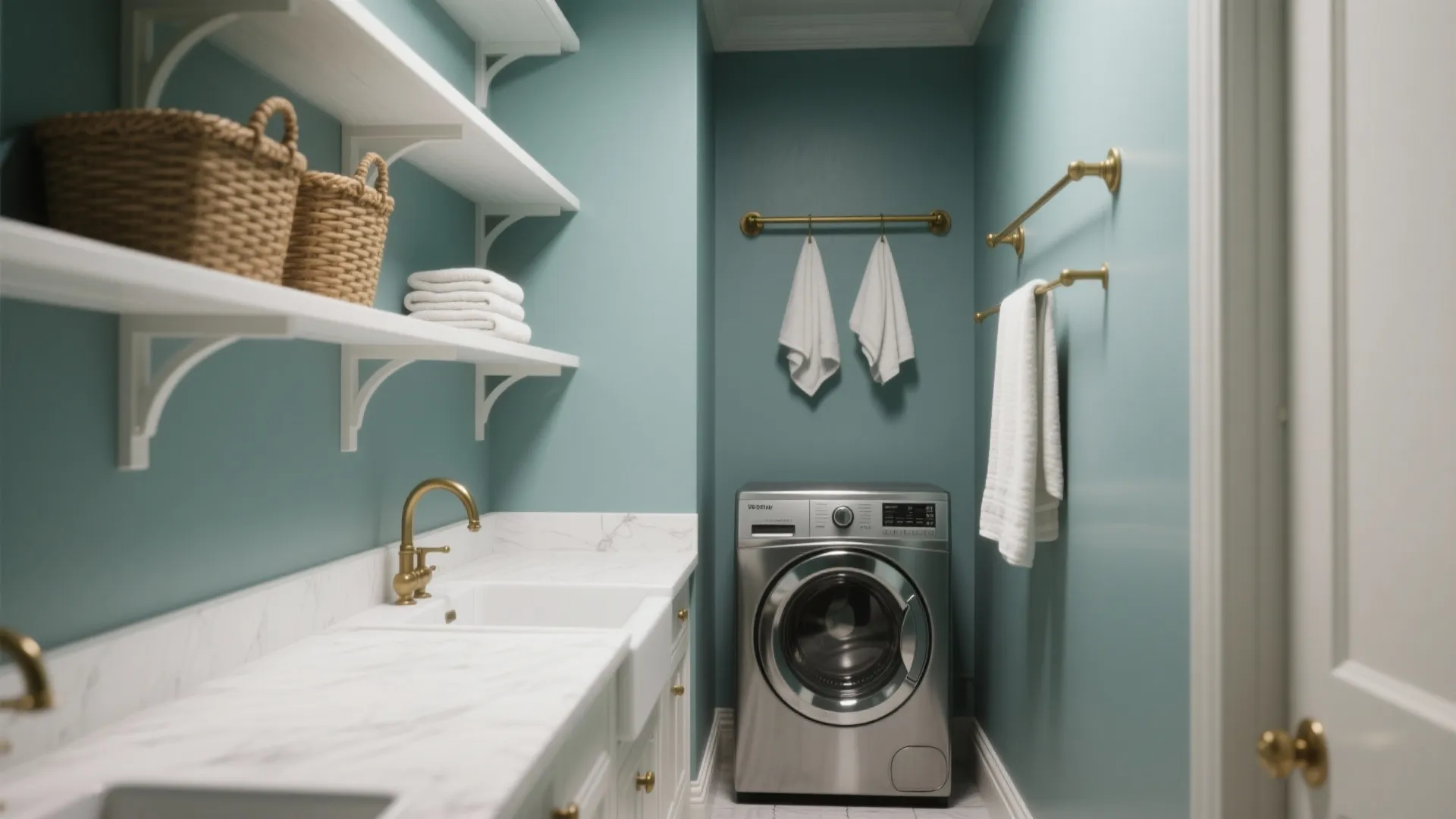 Grounded Blues and Smoky Teals for a Calm, Clean Feel