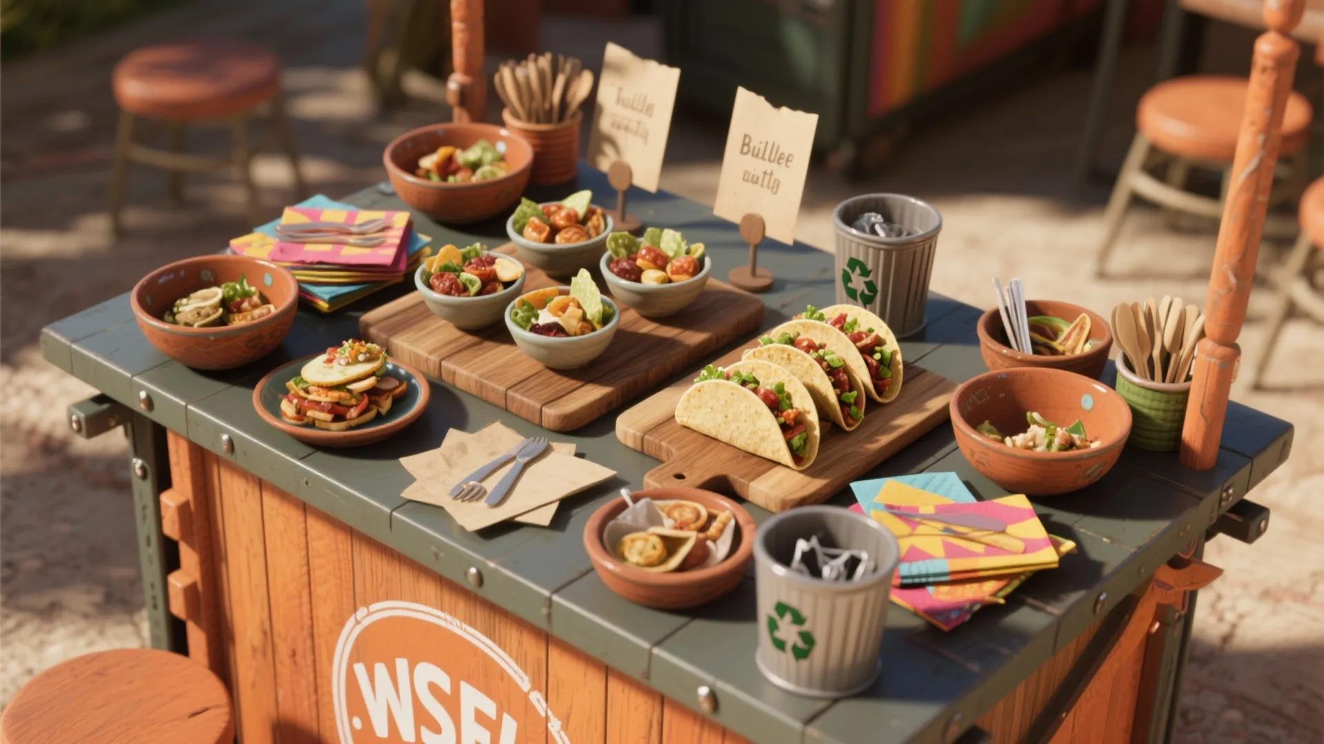 1. Themeable Snack Stations