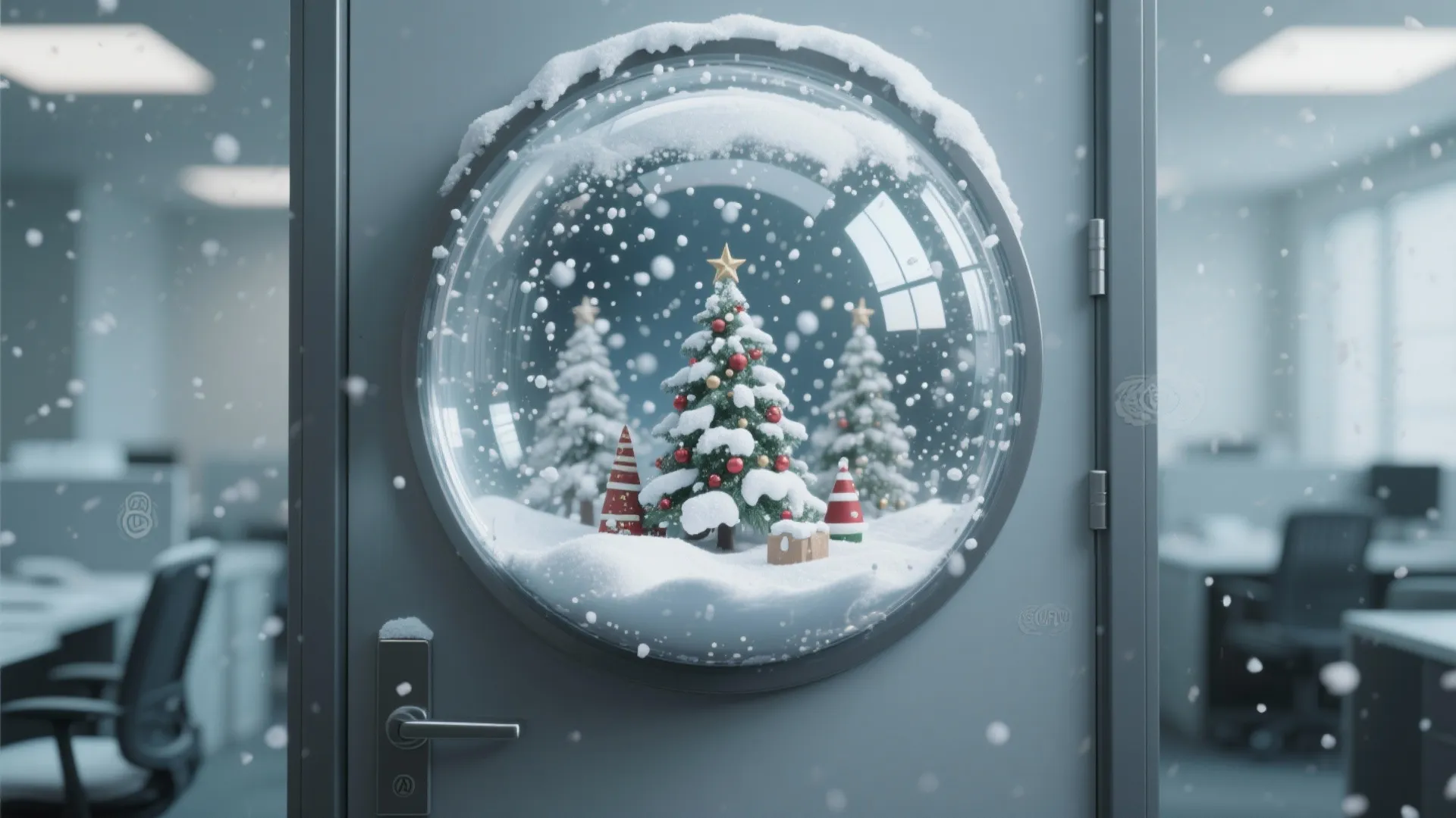 9. Snow Globe Effect