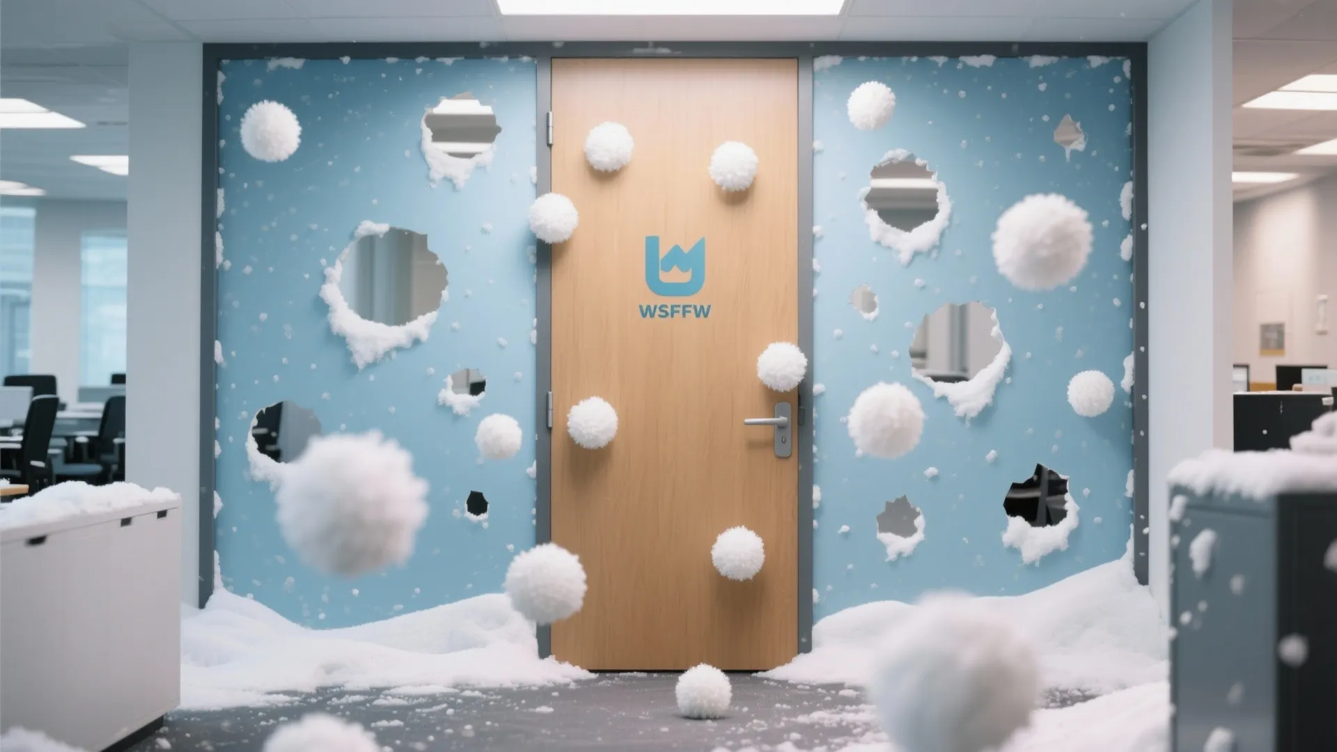10. Interactive Snowball Toss Game