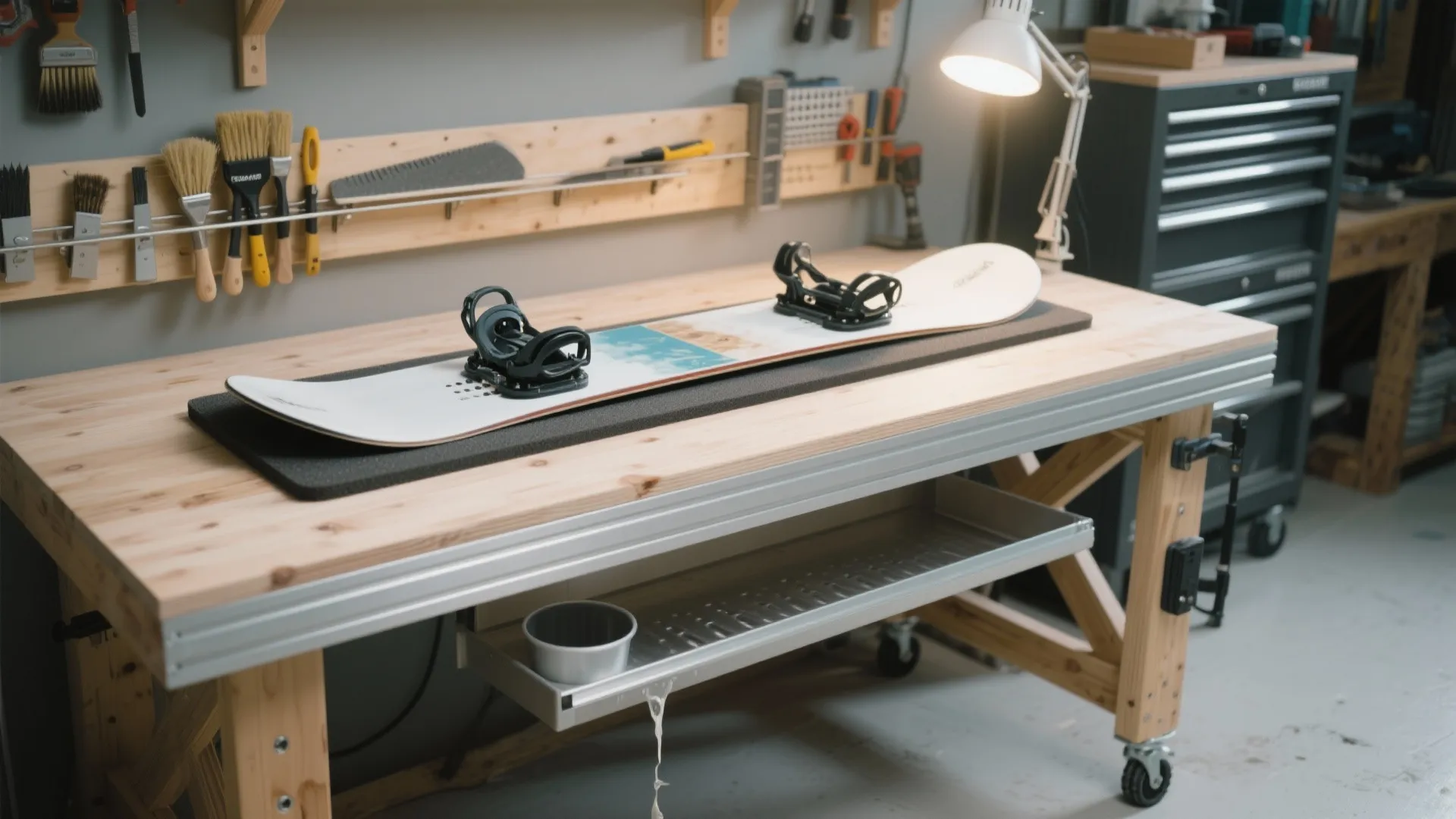 DIY Snowboard Waxing Table: Build Your Own Setup Easily: 1 Minute to Learn How to Build a DIY Snowboard Waxing Table at Home