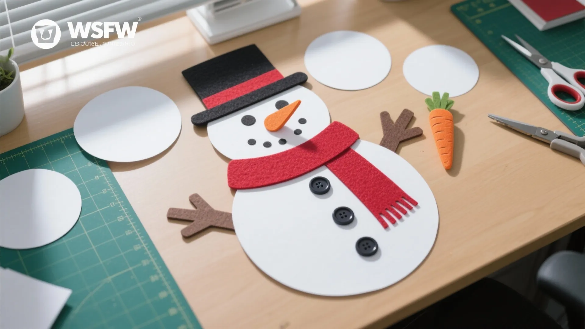 6. Snowman Build-a-Door