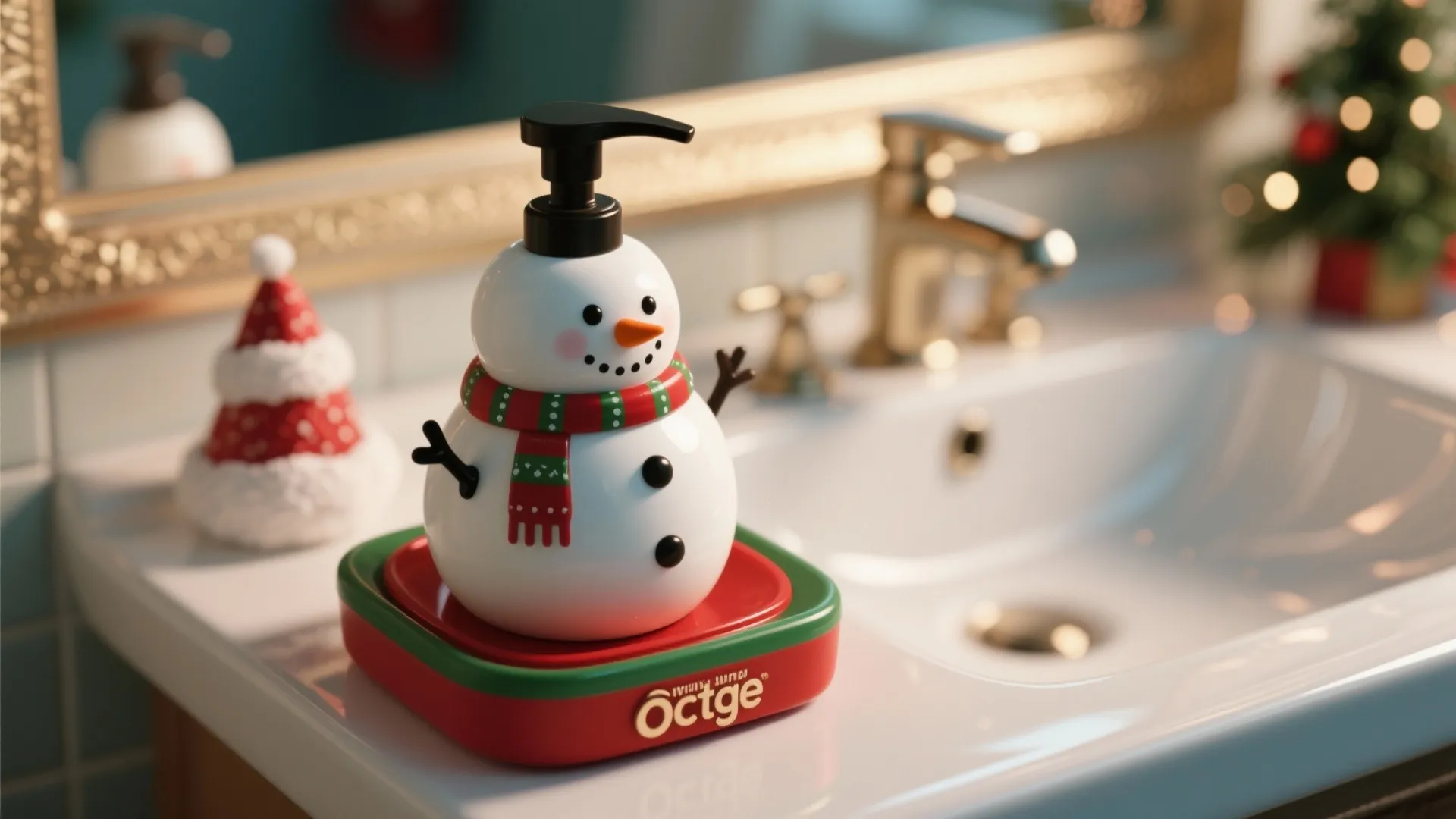 5. Festive Soap Dispensers