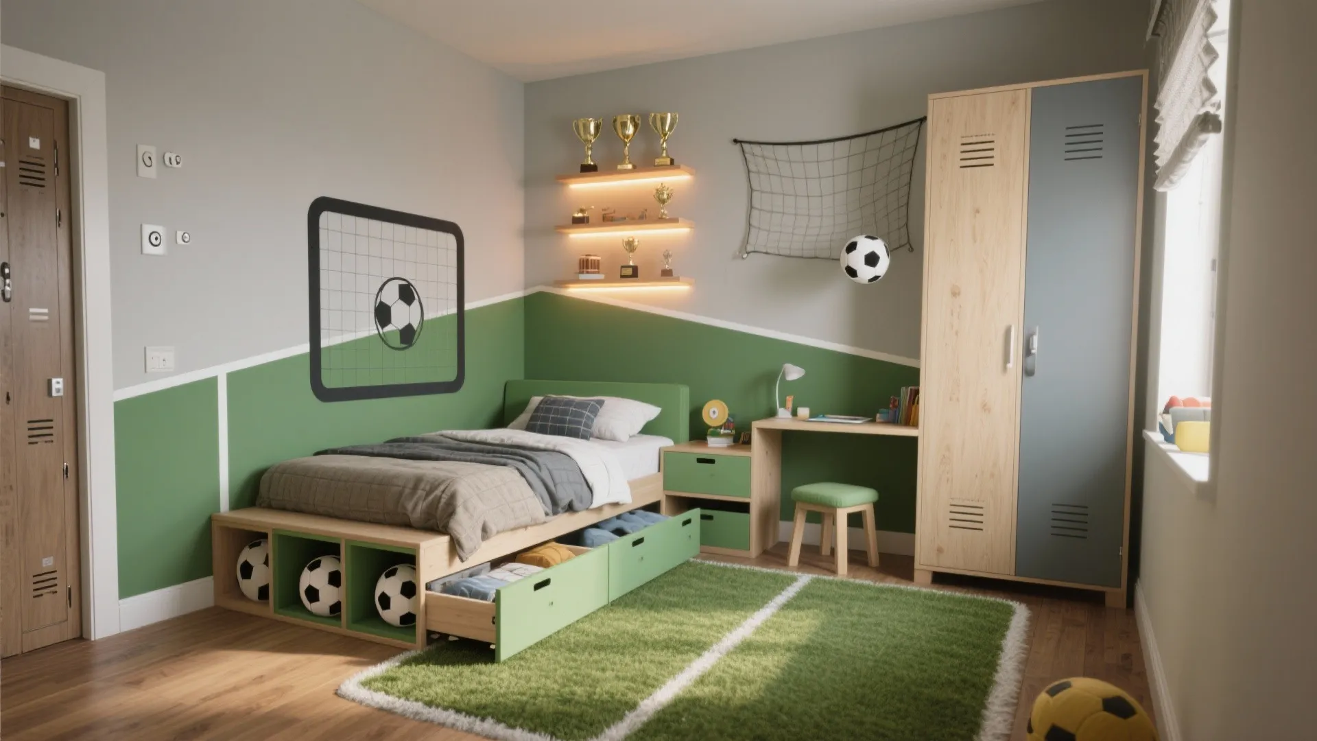 5 Soccer Bedroom Decor Ideas for Small Rooms