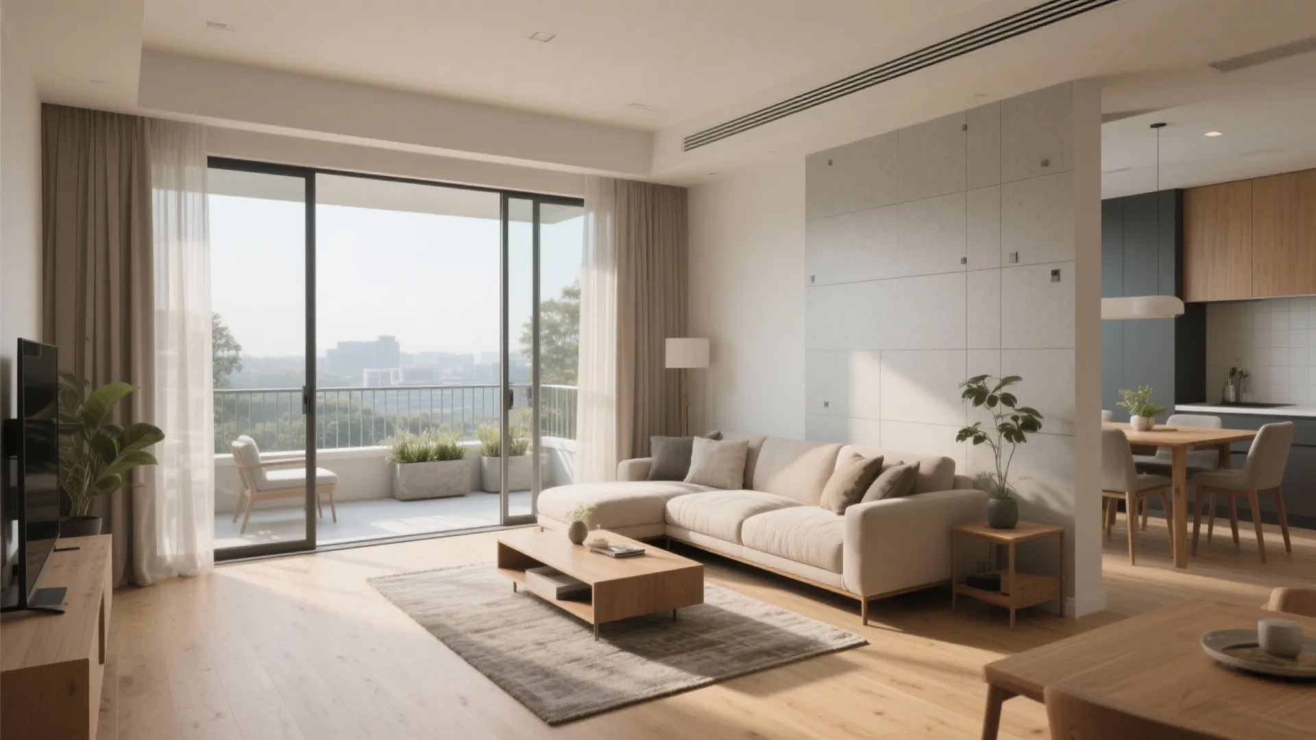 Vertical Zoning with a Social Balcony