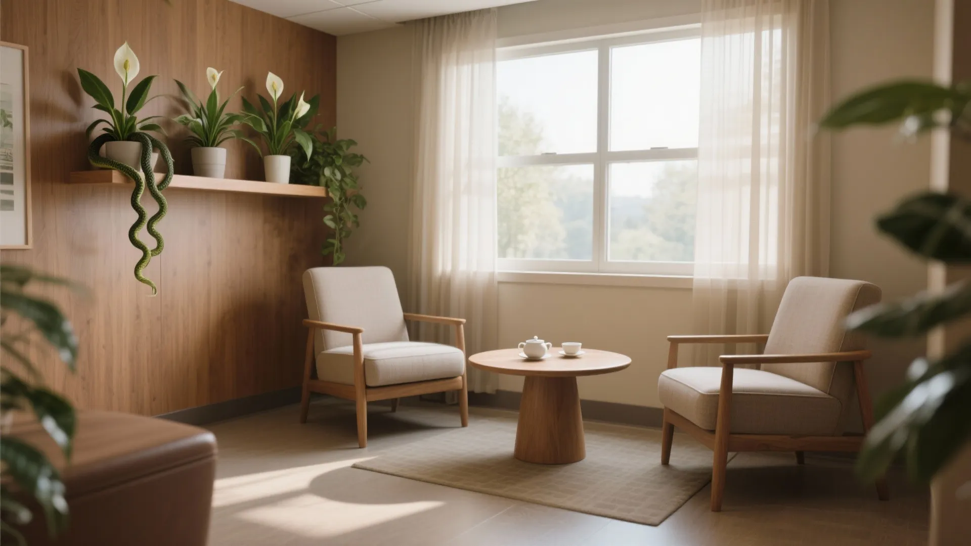 Social Nooks and Biophilic Touches