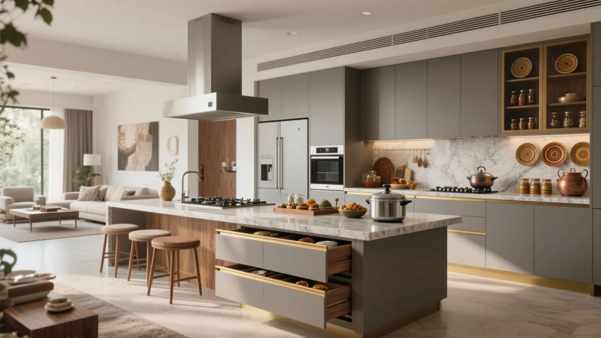 Kitchen as a Social Heart in Indian Homes