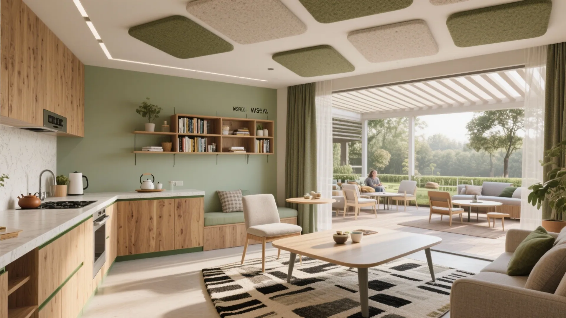 Social kitchens, lounges, and micro-communities