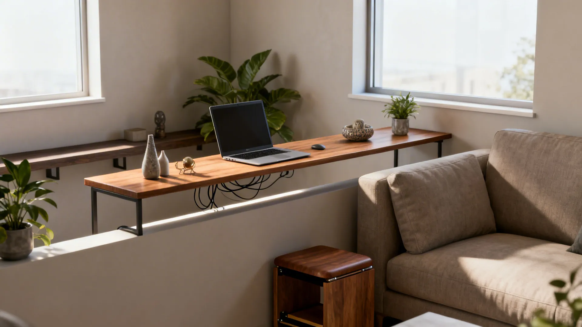 4. Sofa-back Console Desk