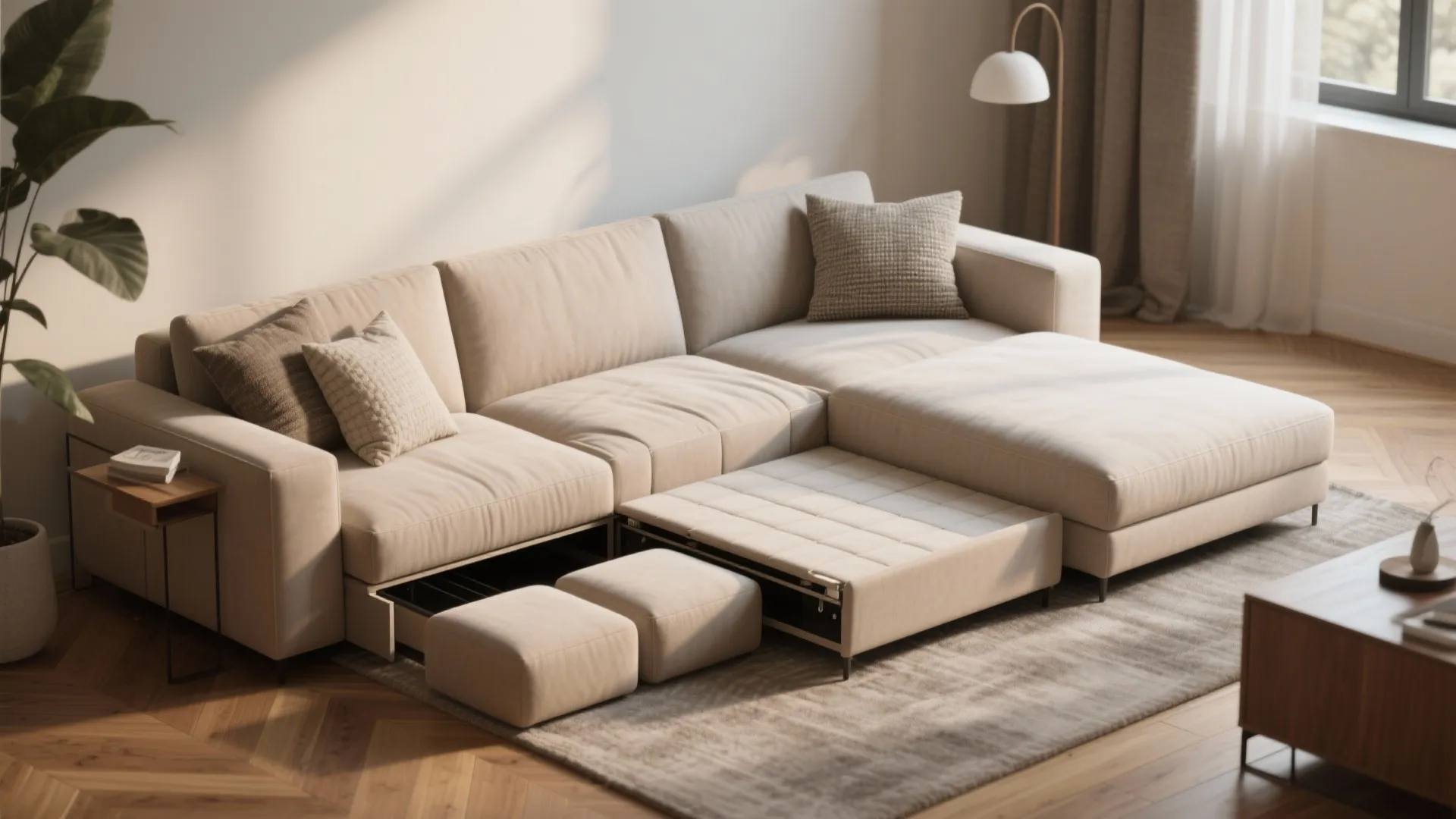 3. Modular Sofa-Beds and Folding Seating