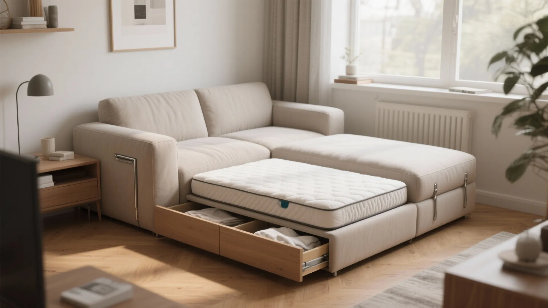 Multi-functional Sofa Bed as a Design Anchor