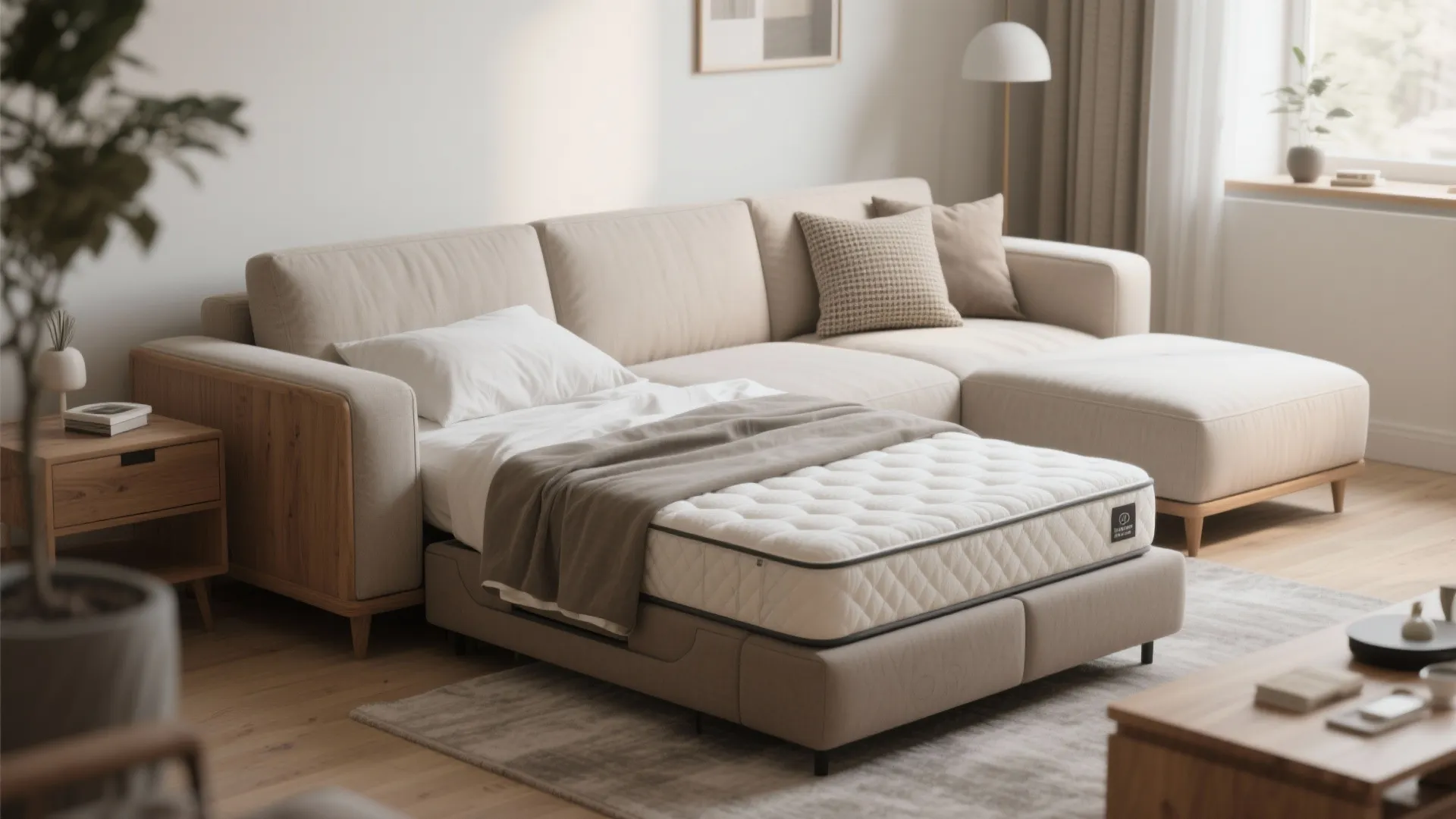 2. Sofa-to-Bed Hybrid for Living-Sleep Flexibility