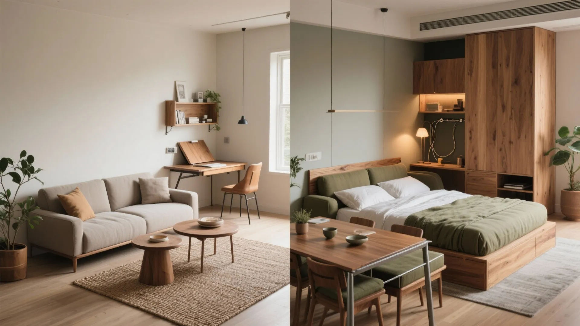 Transforming furniture for a 24-hour home