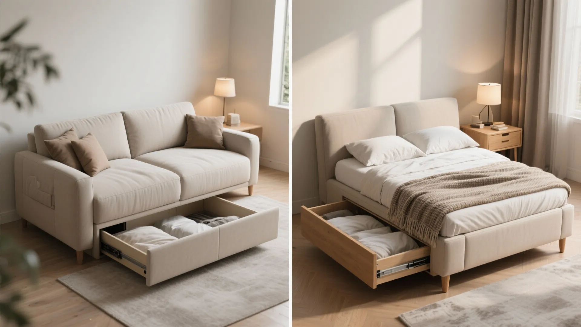 [Section: 4] Sofa Bed with Integrated Storage — Double Duty Furniture