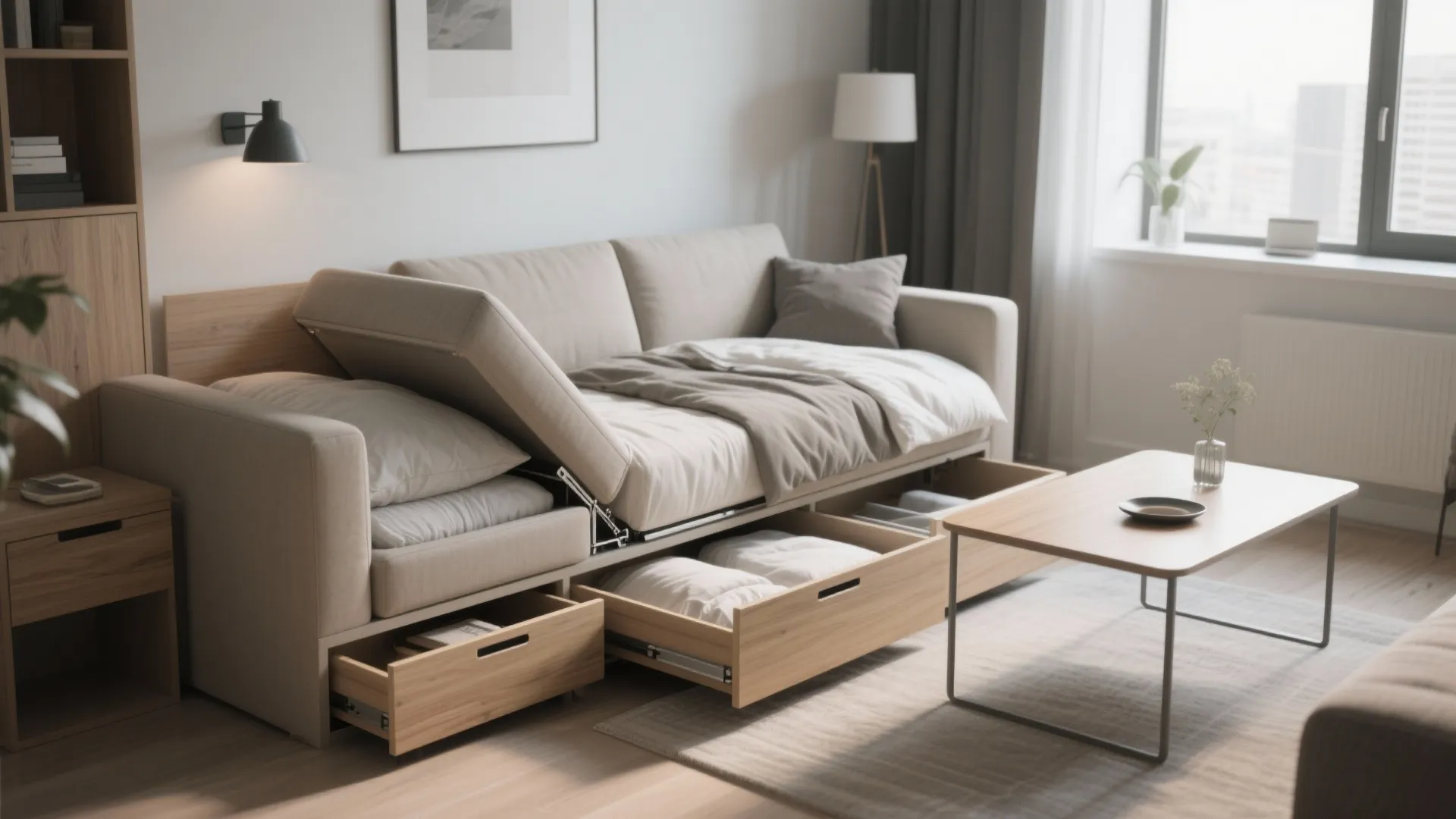 3. Sofa-beds and storage double-duty pieces