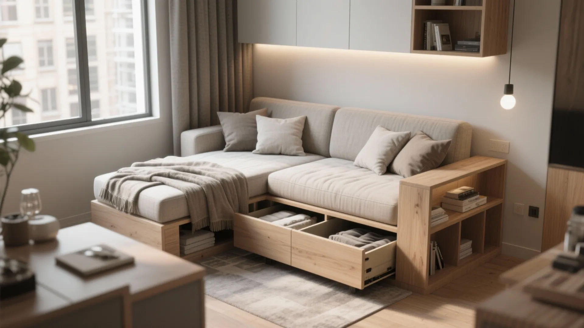 5. Sofa Beds with Smart Storage — the multitasker