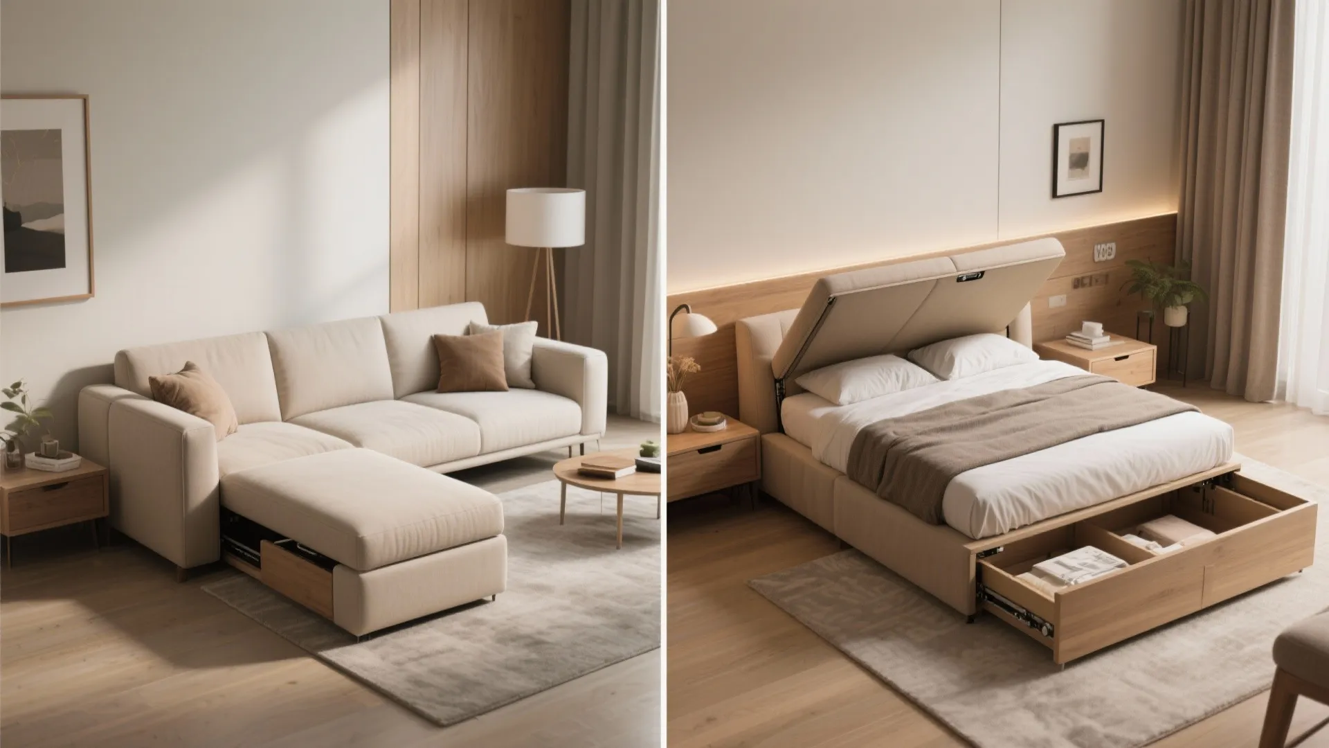 Idea 2: Choose multi-functional furniture