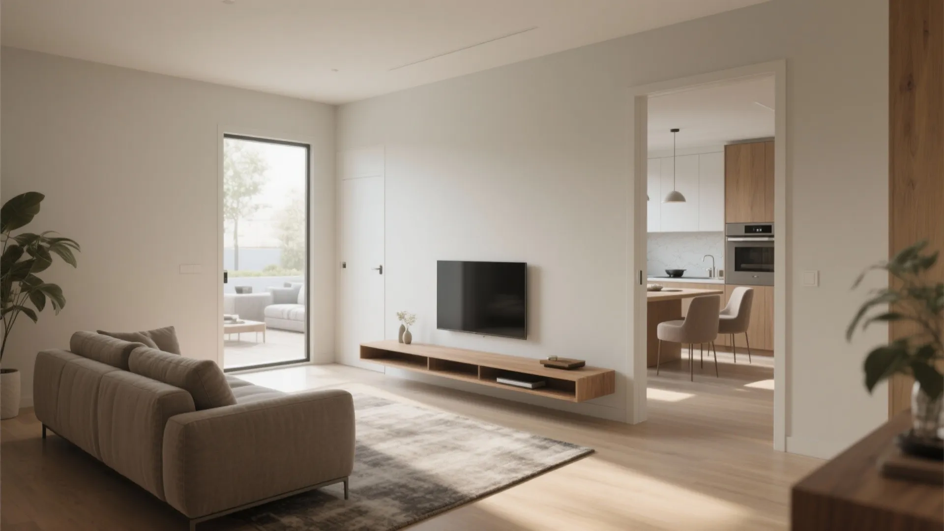 4. Zone with furniture and sightlines instead of walls